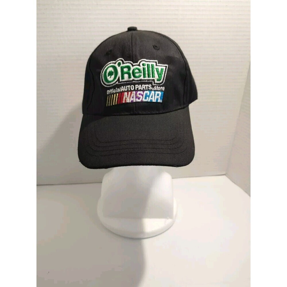 O'REILLY Auto Parts Men's Black Embroidered Cap Logo Hat Adult Adjustable
